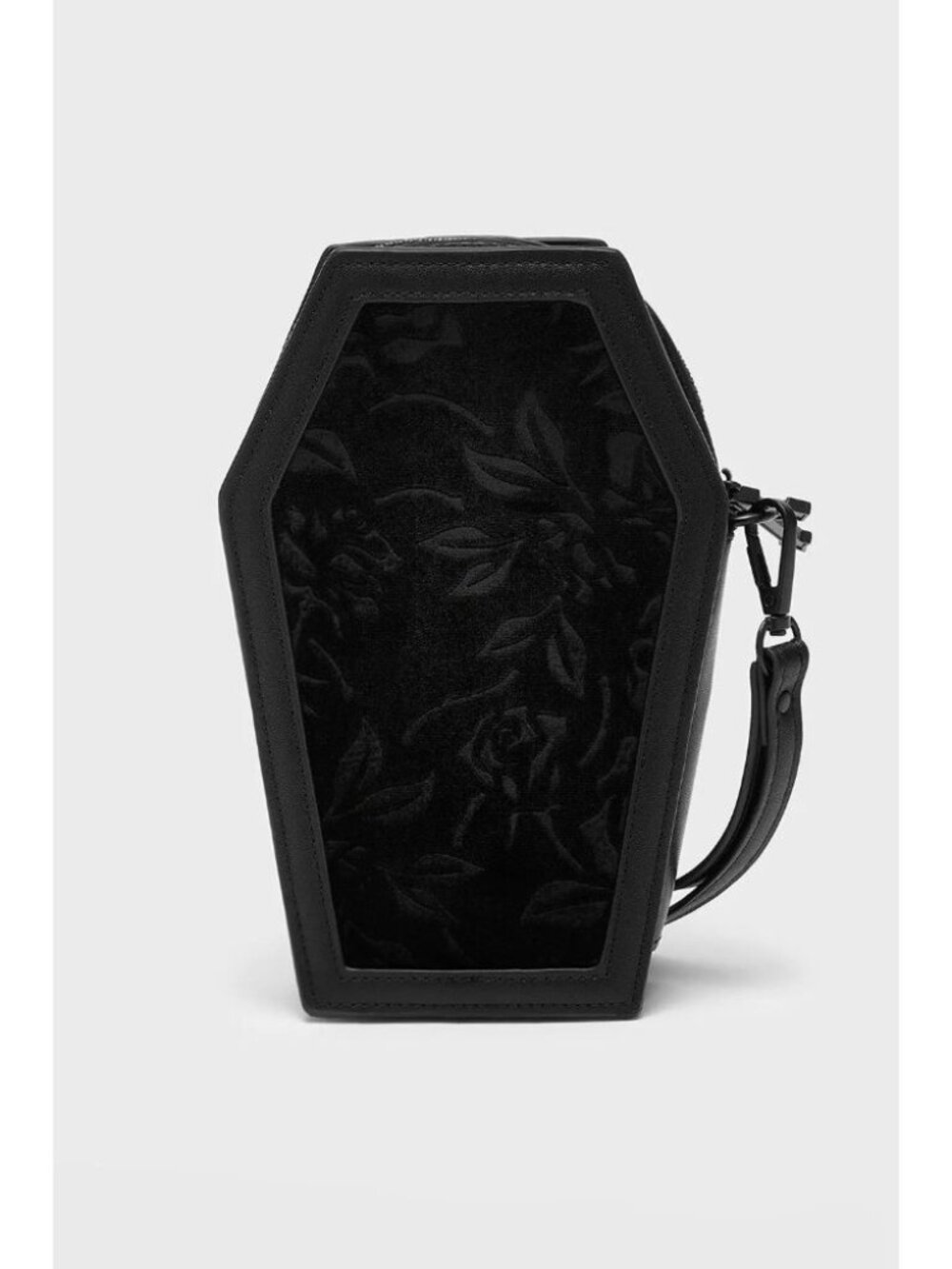 Killstar Vampire's Kiss Coffin Wallet Burnout Velvet Black Bat Accent New In Box - Picture 3 of 6